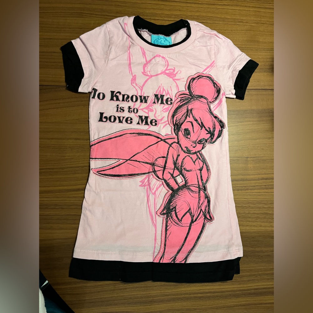 Pink Tinker Bell T-Shirt Size small